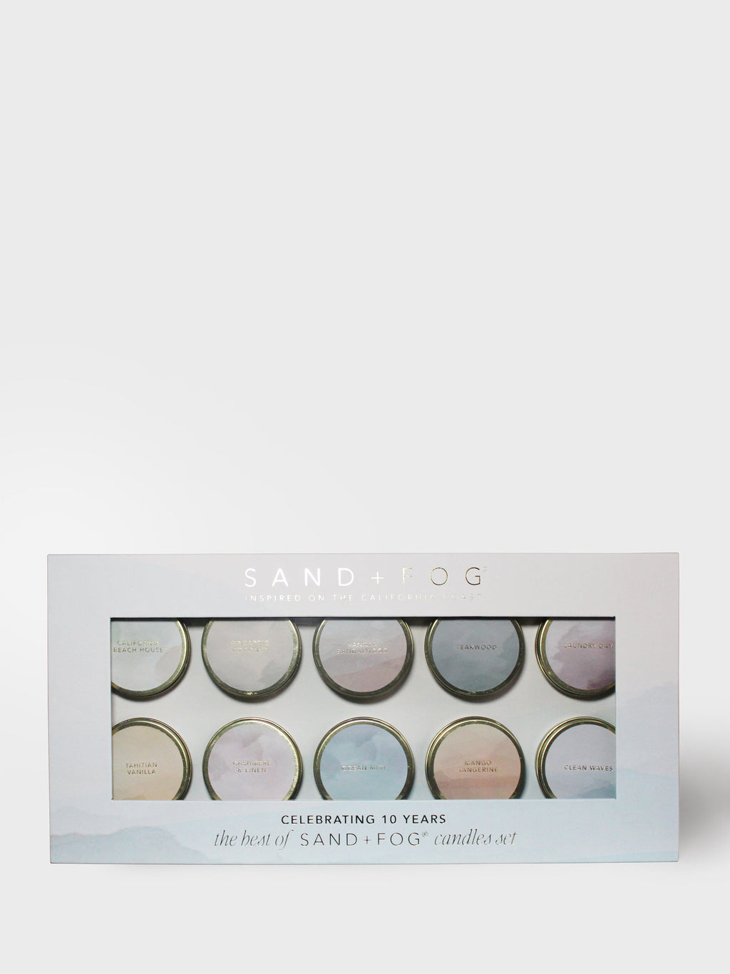 Luxury Ten Year Anniversary Candle Set