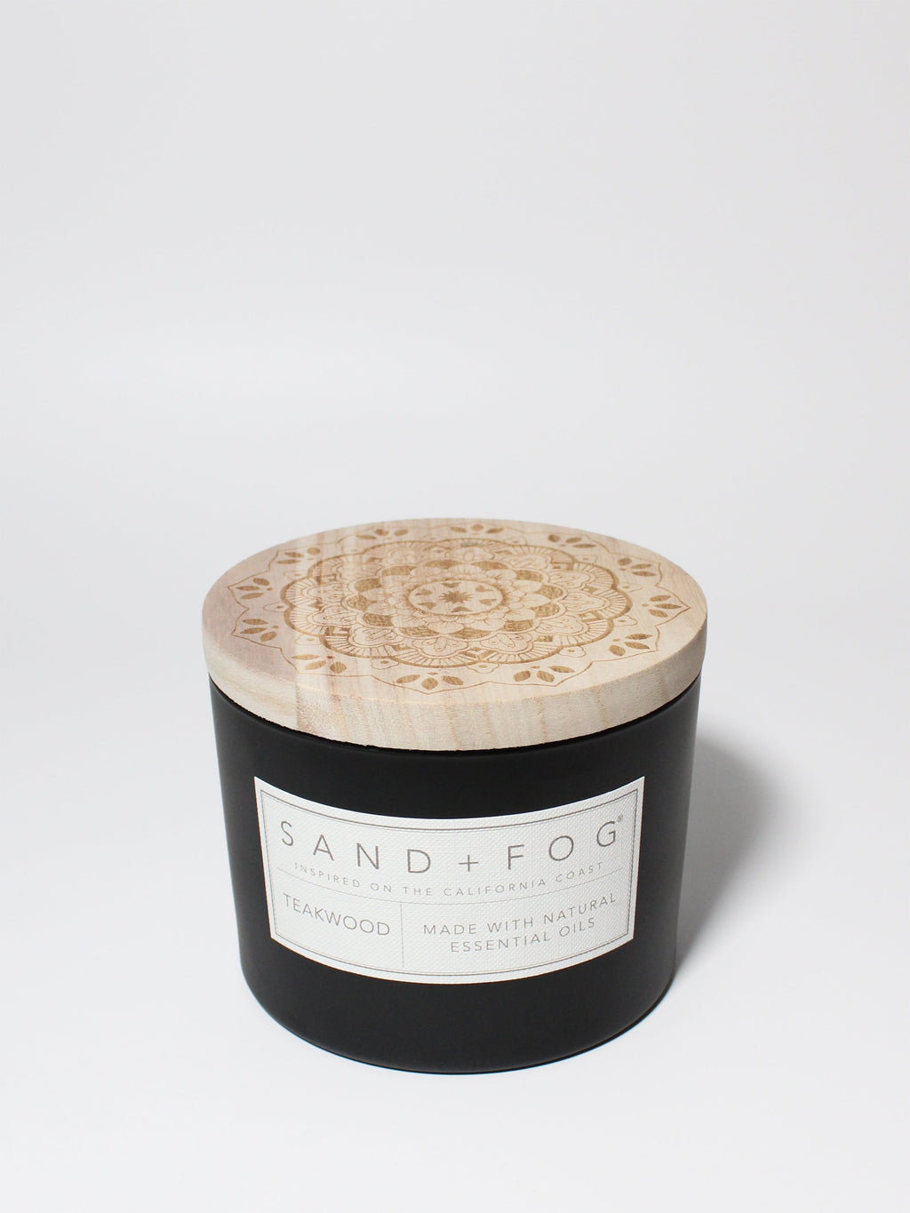 Teakwood 12 oz cozy scented candle