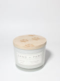 Sand + Paws Ocean Mist 12 oz refreshing scented candle