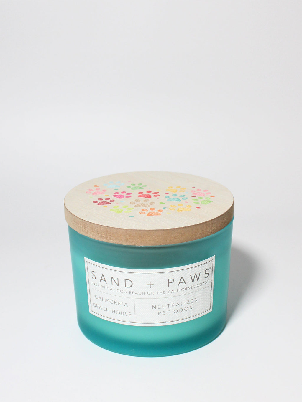 Sand + Paws California Beach House 12 oz refreshing scented candle