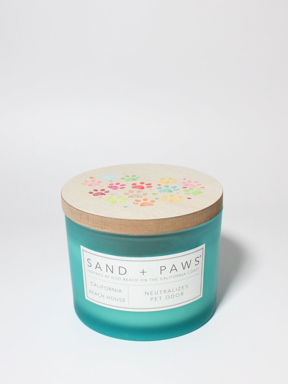 Sand + Paws California Beach House 12 oz refreshing scented candle