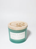 Sand + Paws Fresh Jasmine 12 oz calming scented candle