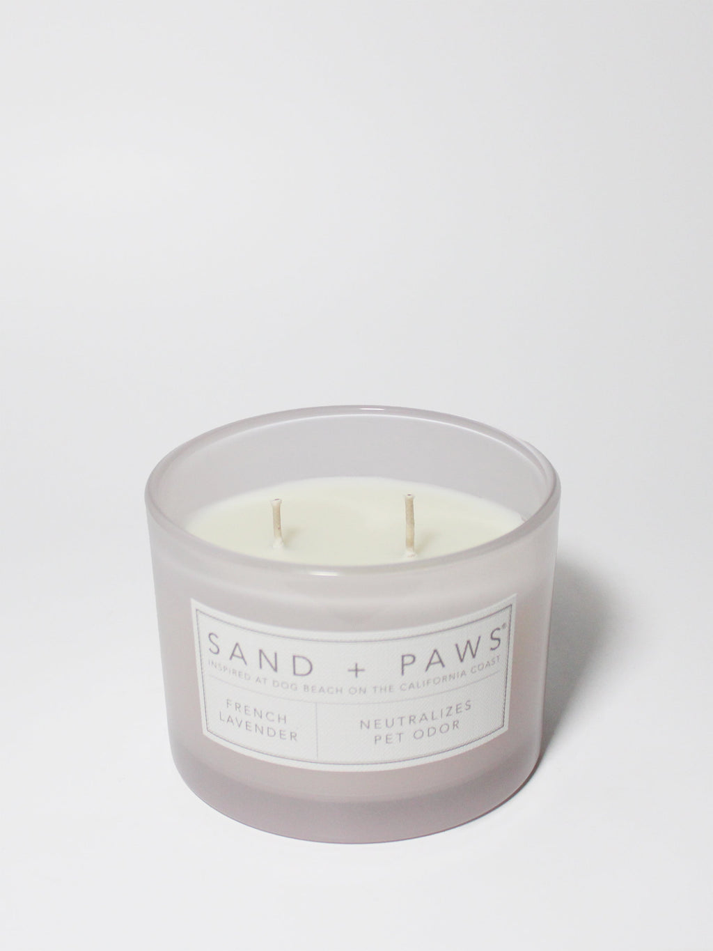 Sand + Paws French Lavender 12 oz calming scented candle