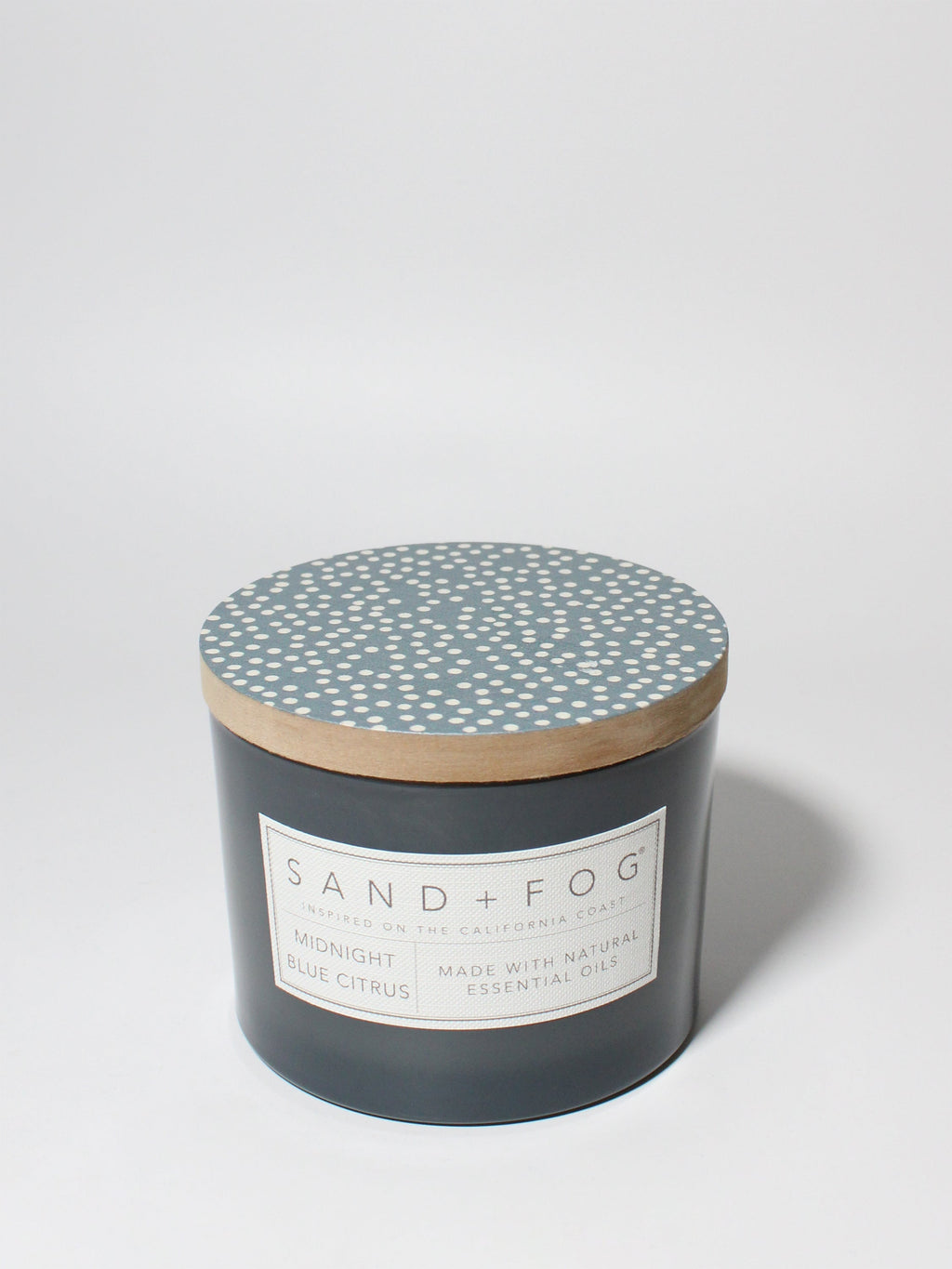 Midnight Blue Citrus 12 oz warm scented candle