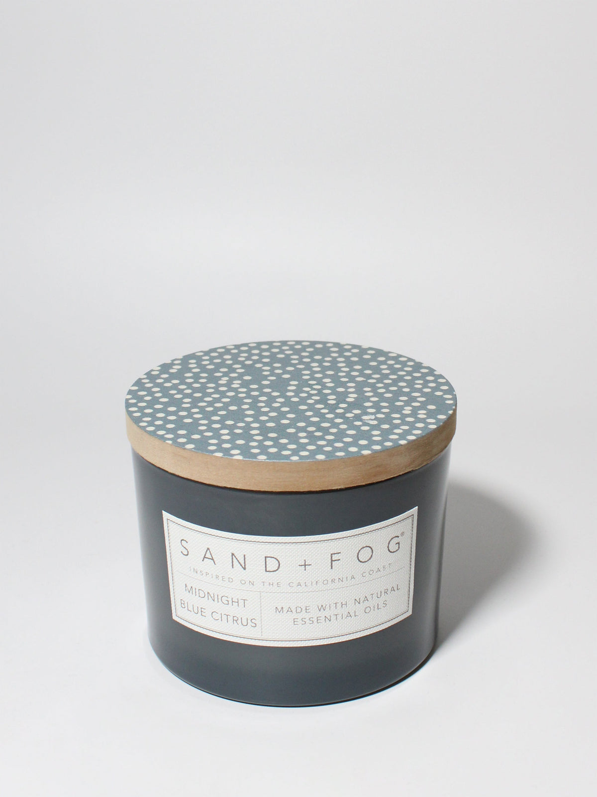 Midnight Blue Citrus 12 oz warm scented candle