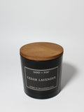 Cedar Lavender 21 oz cozy scented candle