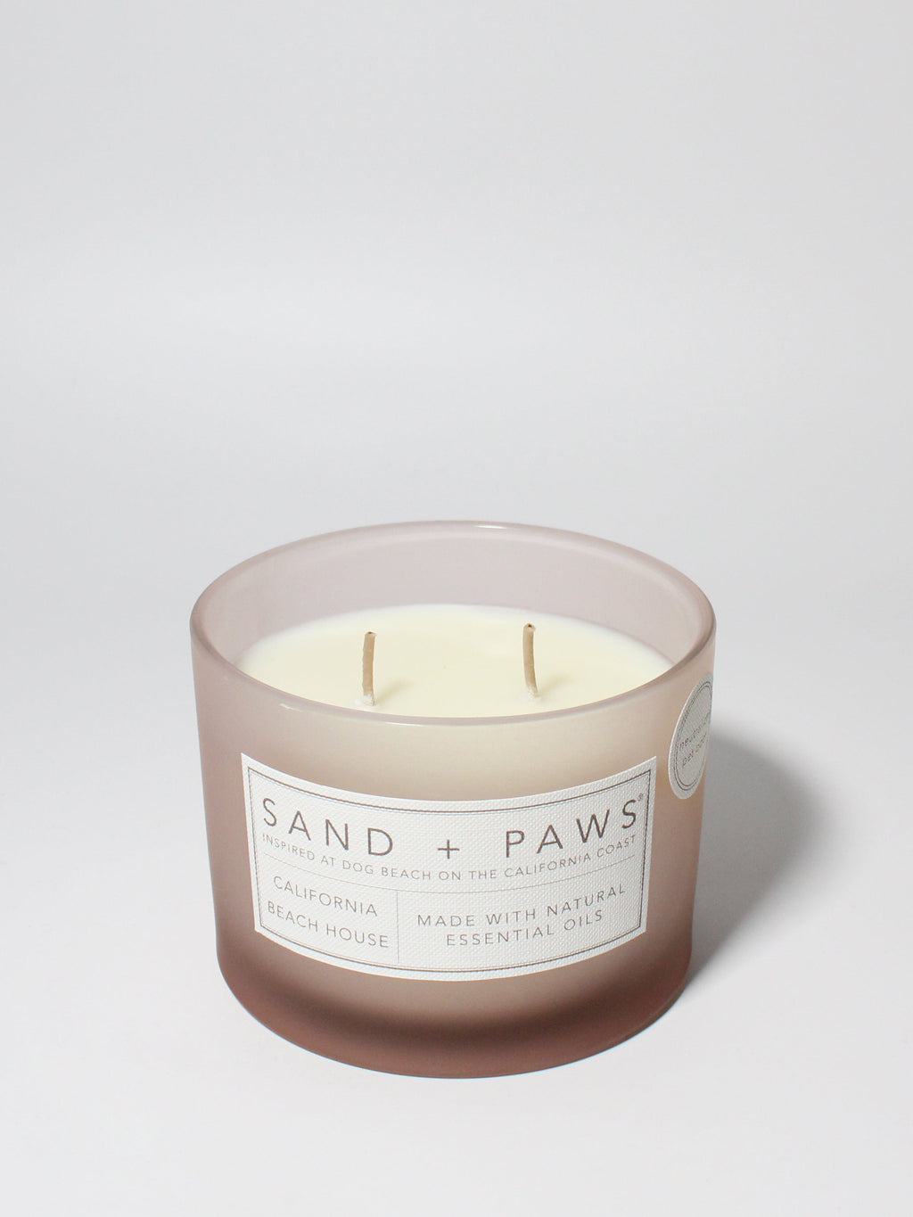 Sand + Paws California Beach House 12 oz refreshing scented candle
