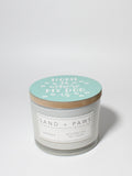 Sand + Paws Gardenia 12 oz calming scented candle