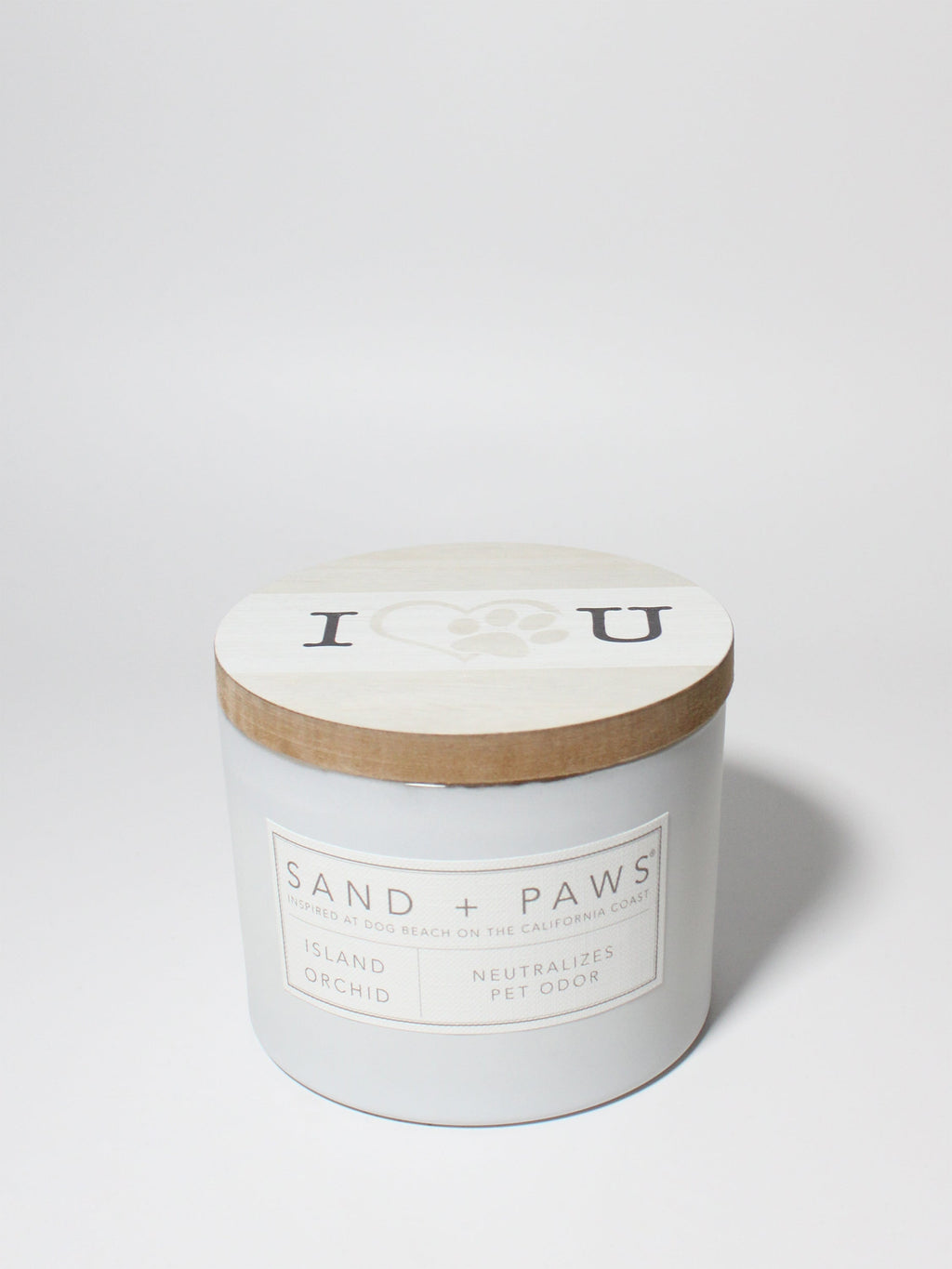 Sand + Paws Island Orchid 12 oz calming scented candle