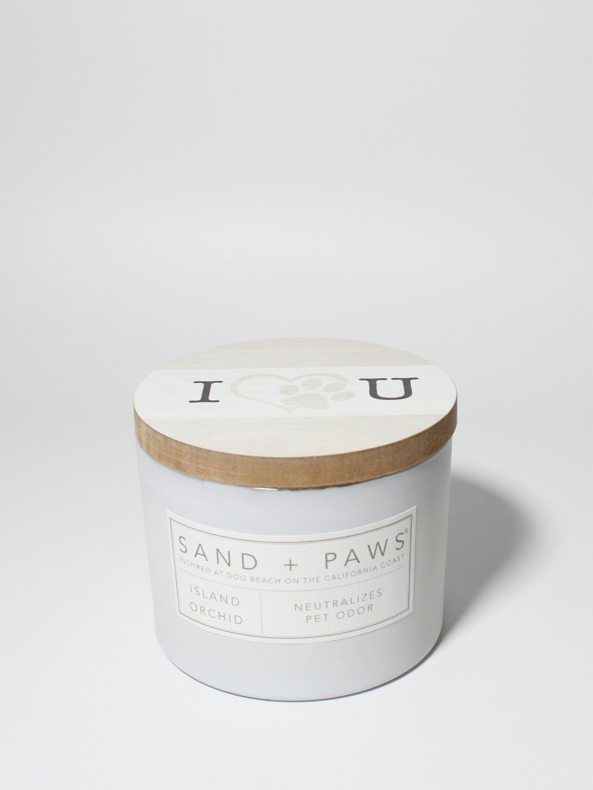 Sand + Paws Island Orchid 12 oz calming scented candle