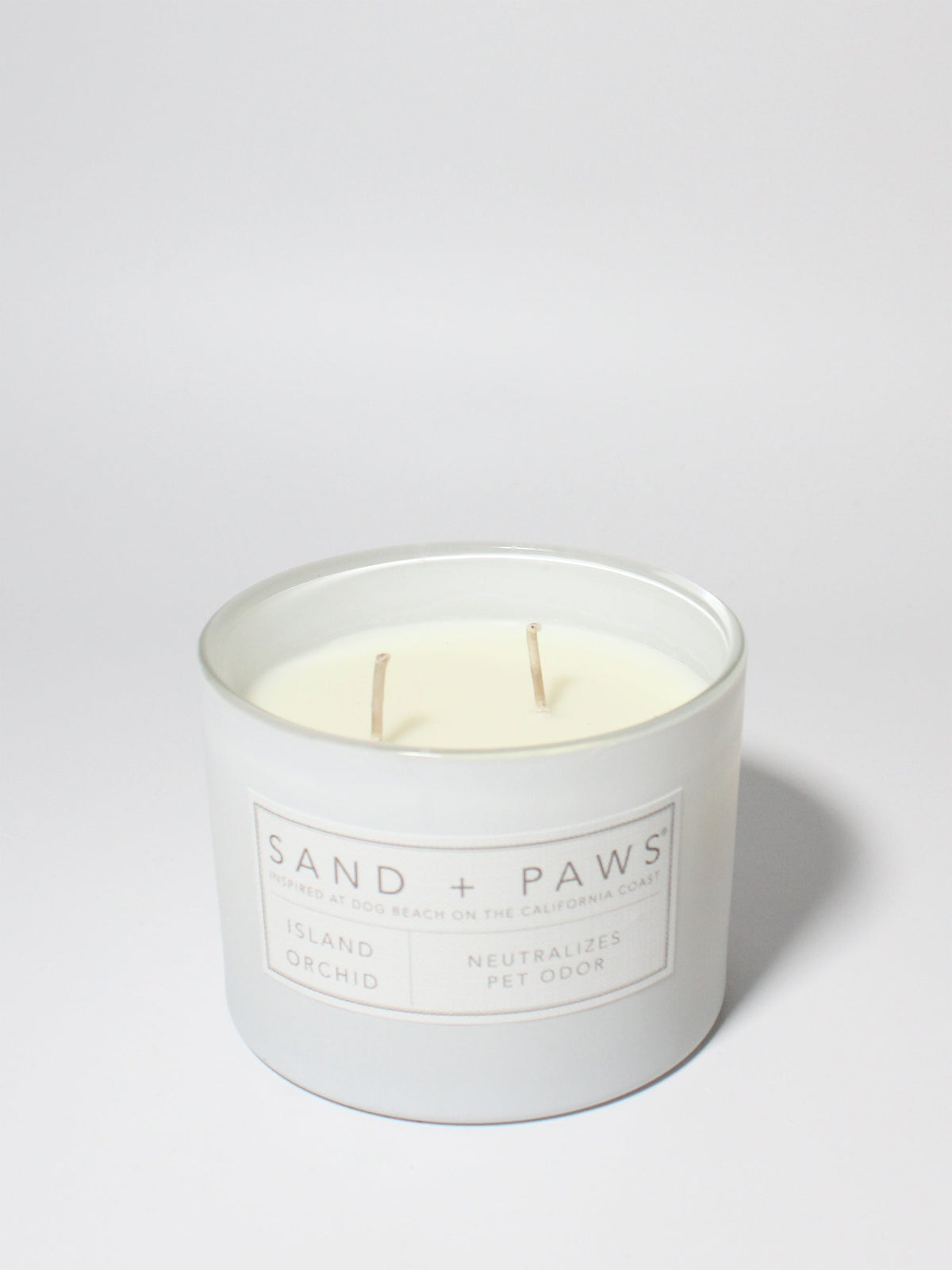 Sand + Paws Island Orchid 12 oz calming scented candle