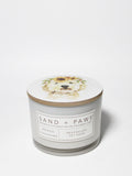 Sand + Paws Mango Tangerine 12 oz refreshing scented candle