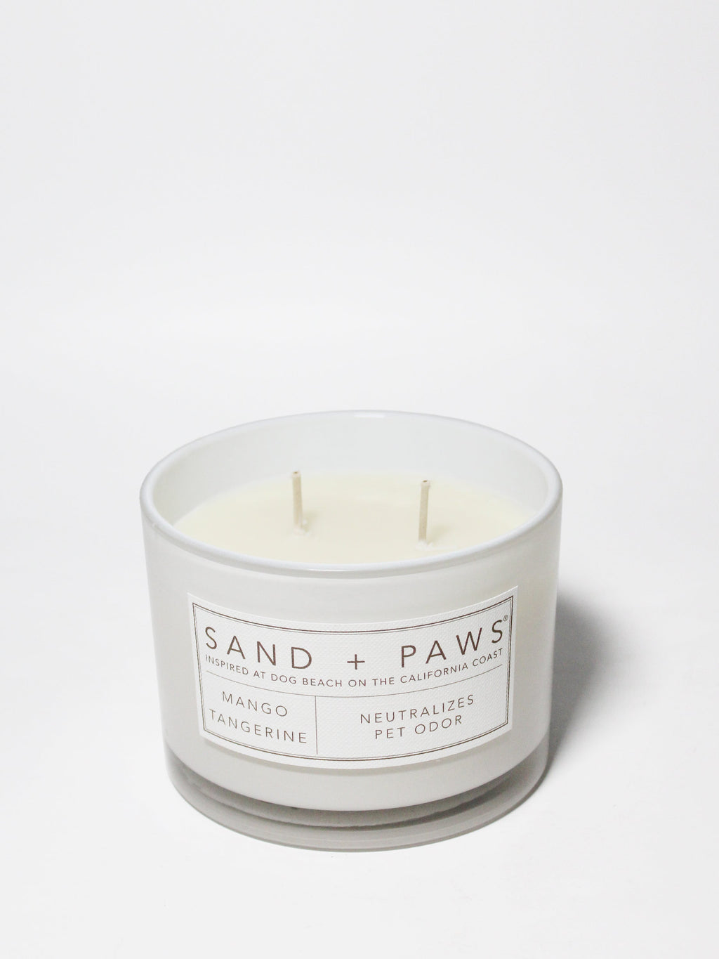 Sand + Paws Mango Tangerine 12 oz refreshing scented candle