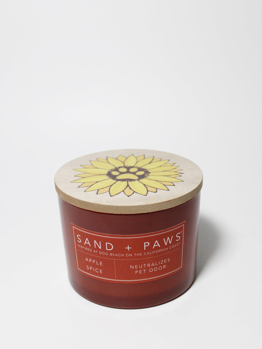 Sand + Paws Apple Spice 12 oz cozy scented candle