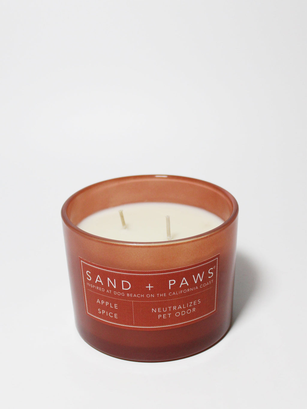Sand + Paws Apple Spice 12 oz cozy scented candle