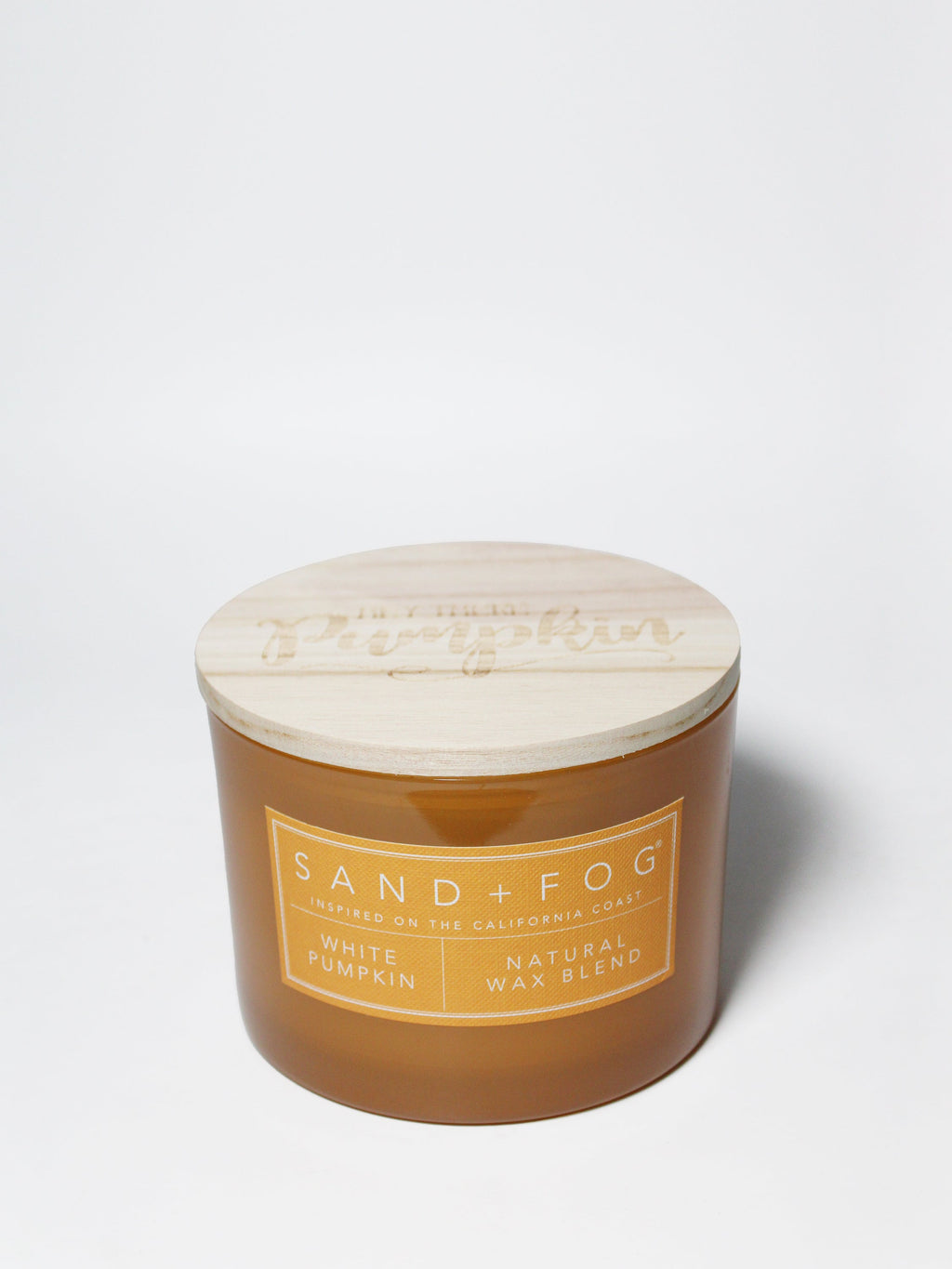 White Pumpkin 12 oz cozy scented candle