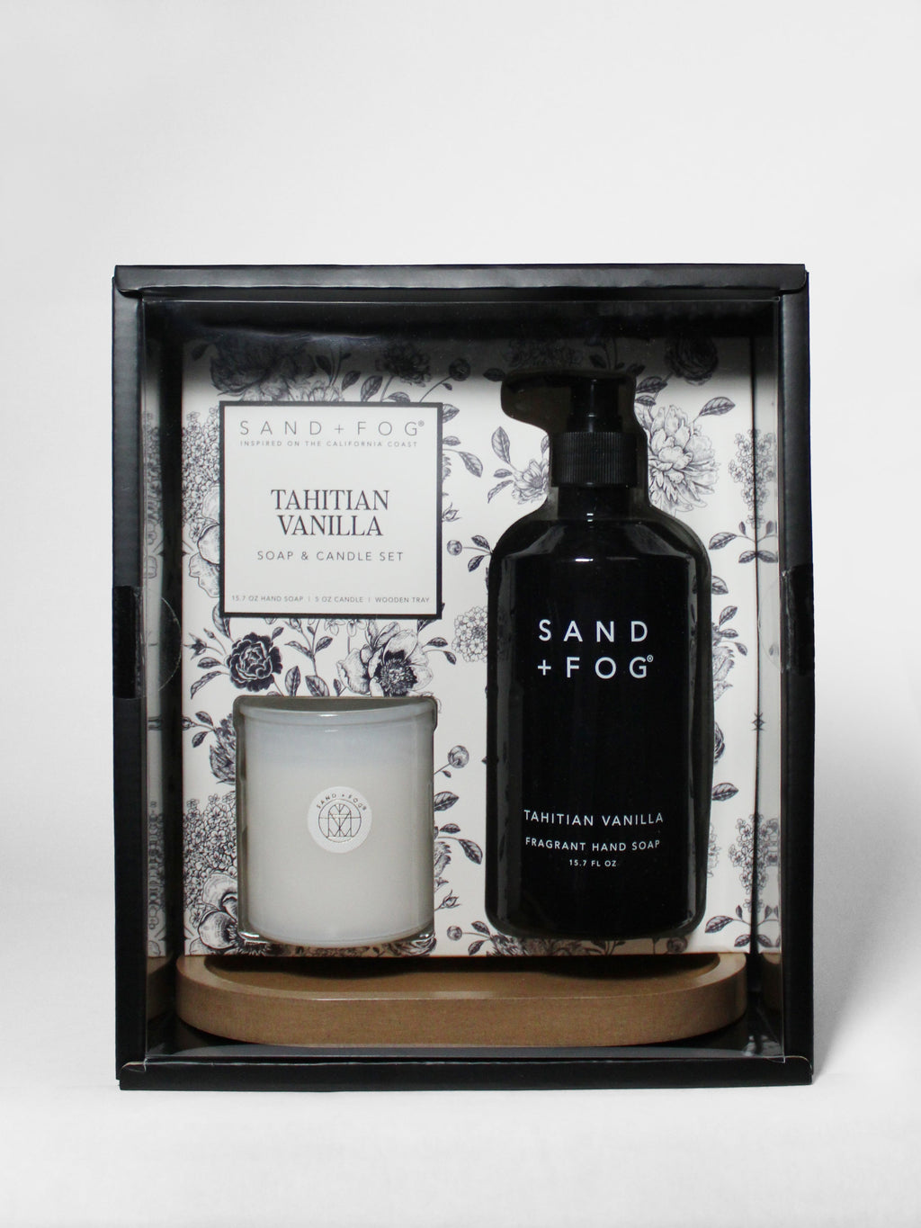 Tahitian Vanilla Luxury Hand Soap & Candle Set