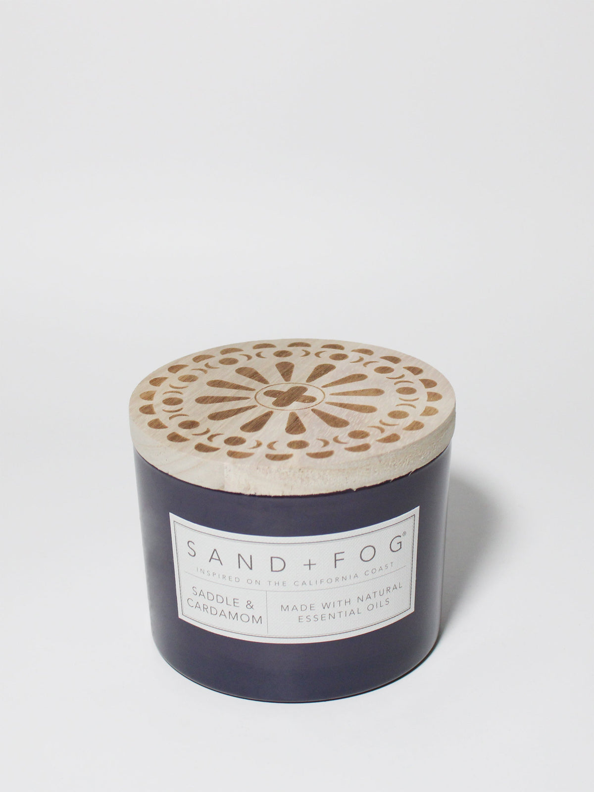 Saddle & Cardamom 12 oz warm scented candle