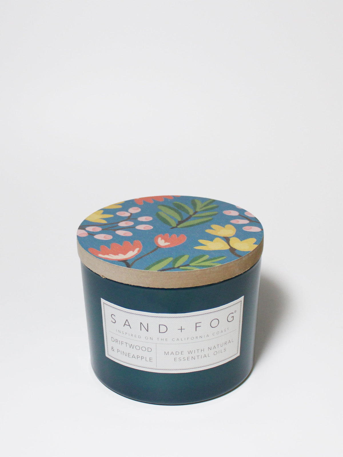 Driftwood & Pineapple 12 oz warm scented candle