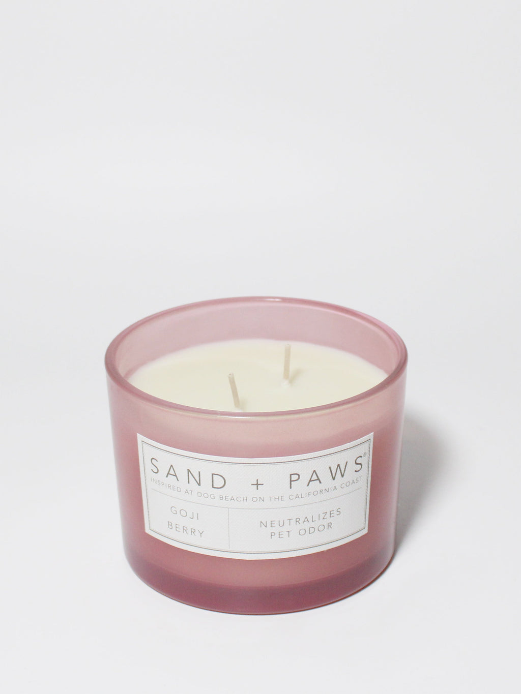 Sand + Paws Goji Berry 12 oz refreshing scented candle