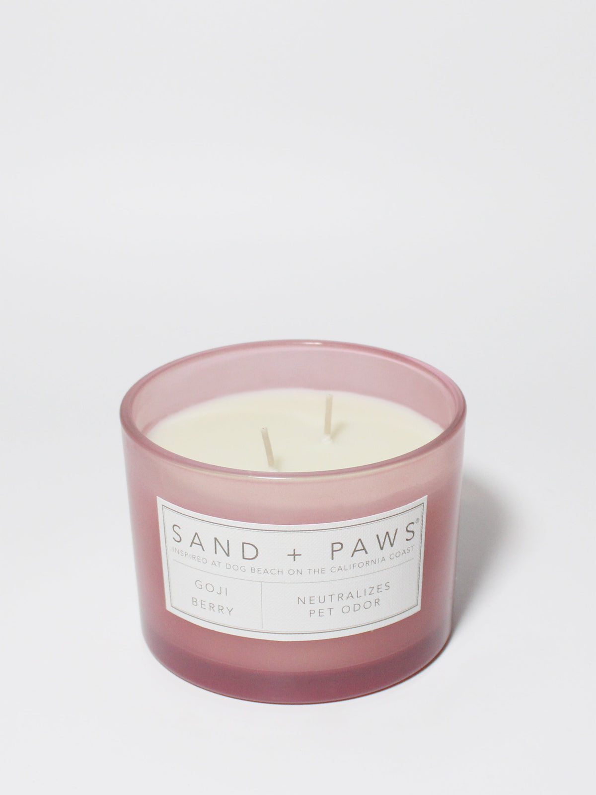 Sand + Paws Goji Berry 12 oz refreshing scented candle