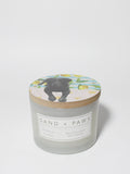 Sand + Paws Tropical Citrus 12 oz cozy scented candle