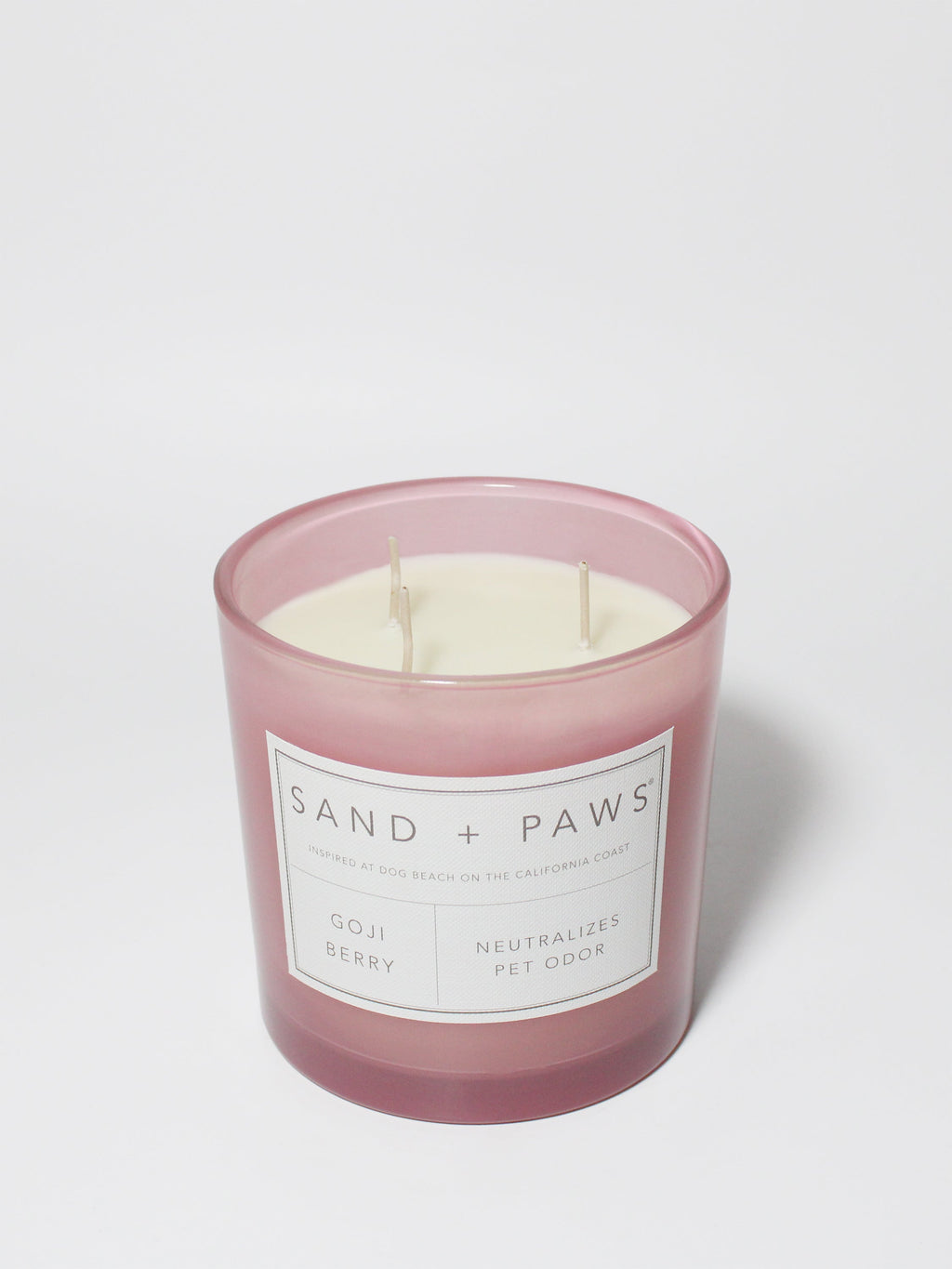 Sand + Paws Goji Berry 21 oz refreshing scented candle