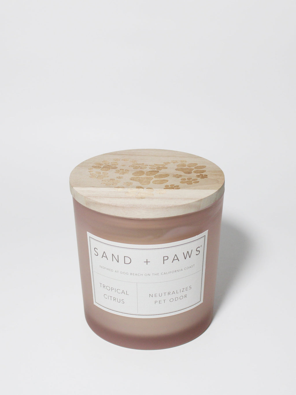 Sand + Paws Tropical Citrus 21 oz cozy scented candle