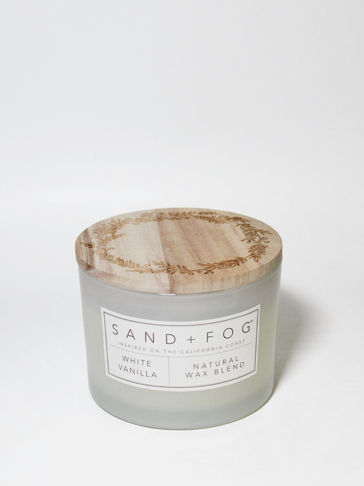 White Vanilla 12 oz cozy scented candle