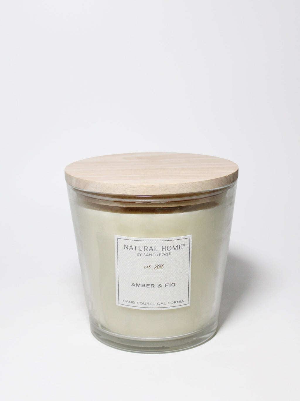 Amber & Fig Natural Home 31 oz cozy scented candle
