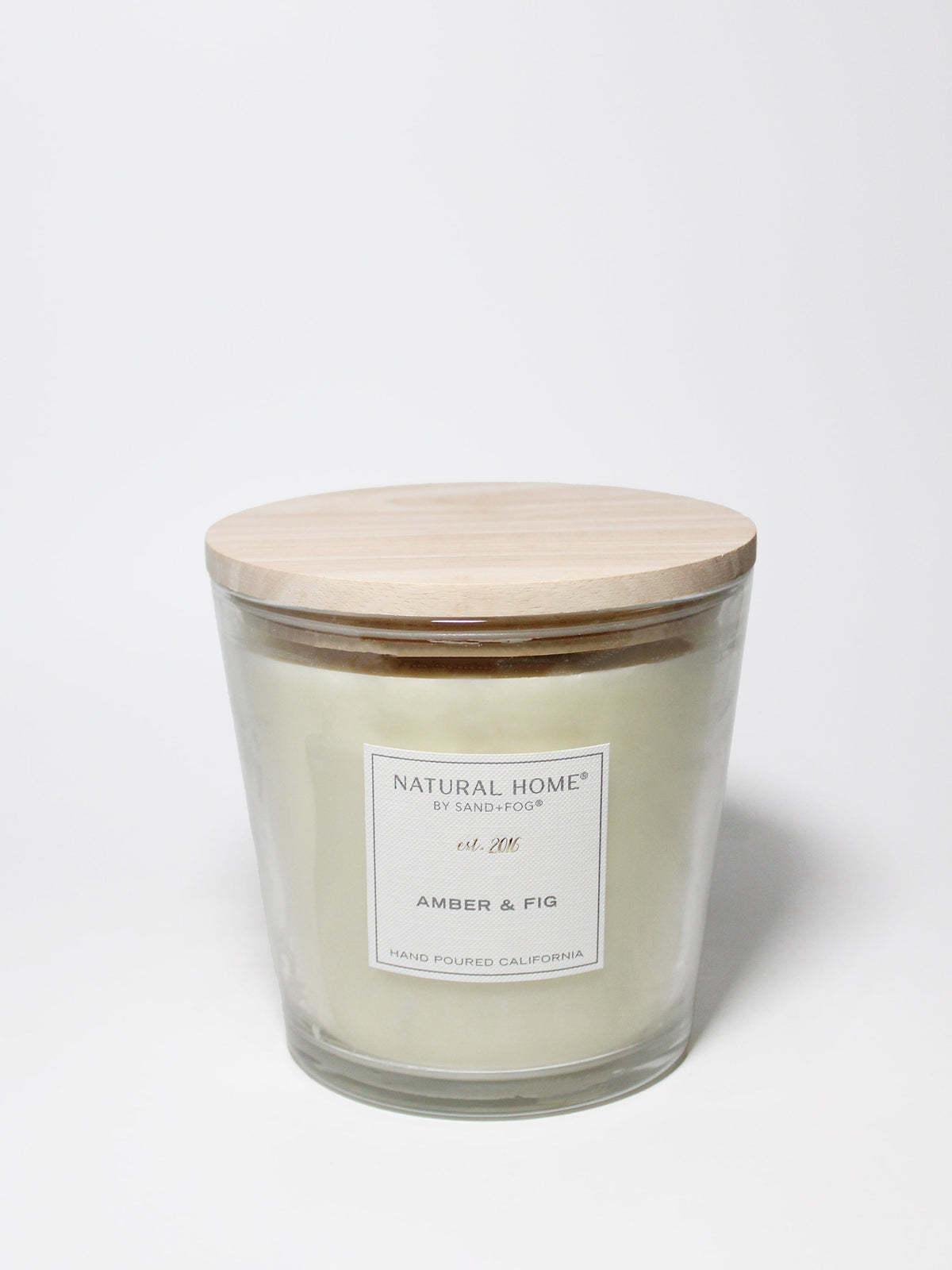Amber & Fig Natural Home 31 oz cozy scented candle