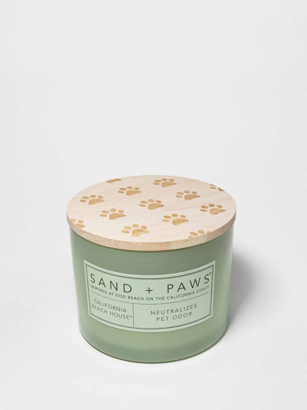 Sand + Paws California Beach House 12 oz refreshing scented candle