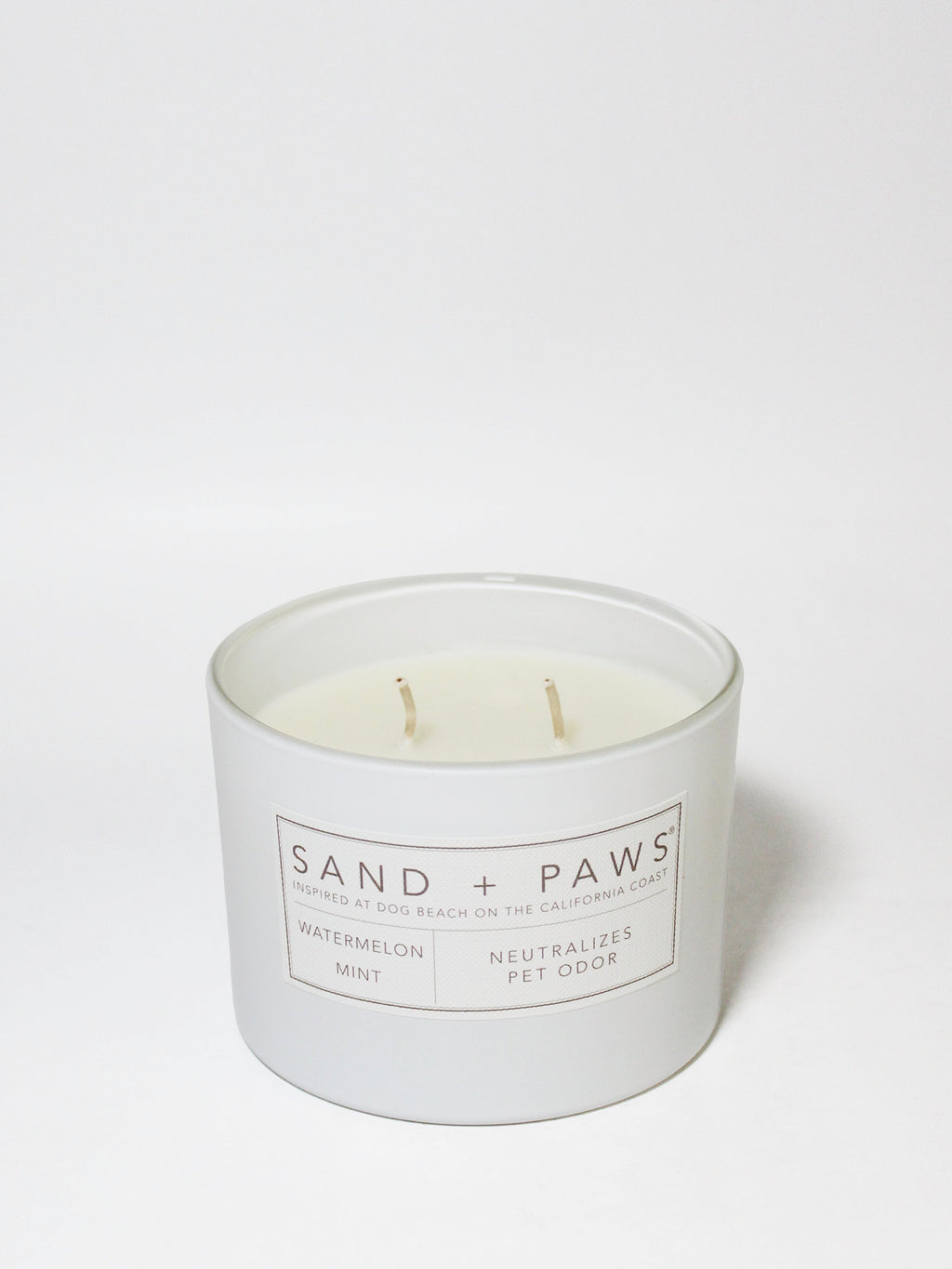 Sand + Paws Watermelon Mint 12 oz cozy scented candle