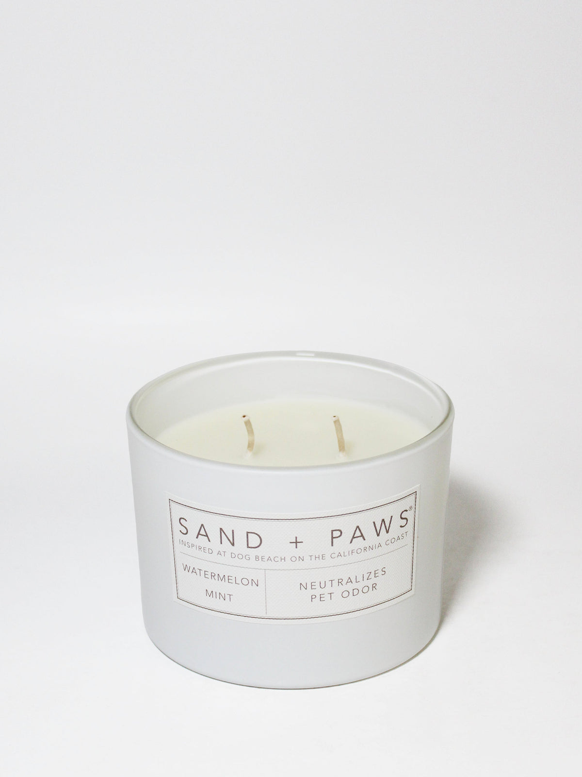 Sand + Paws Watermelon Mint 12 oz cozy scented candle