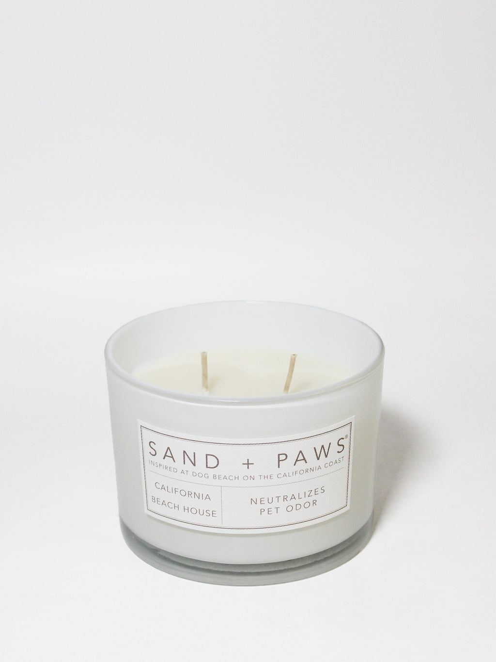 Sand + Paws California Beach House 12 oz refreshing scented candle
