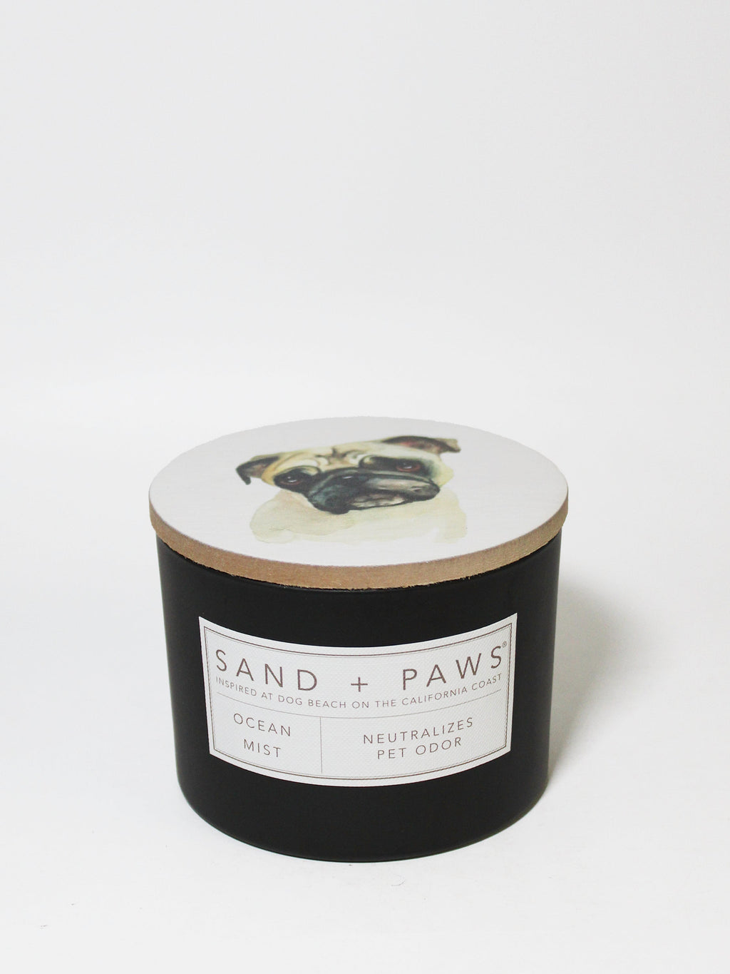 Sand + Paws Ocean Mist 12 oz refreshing scented candle