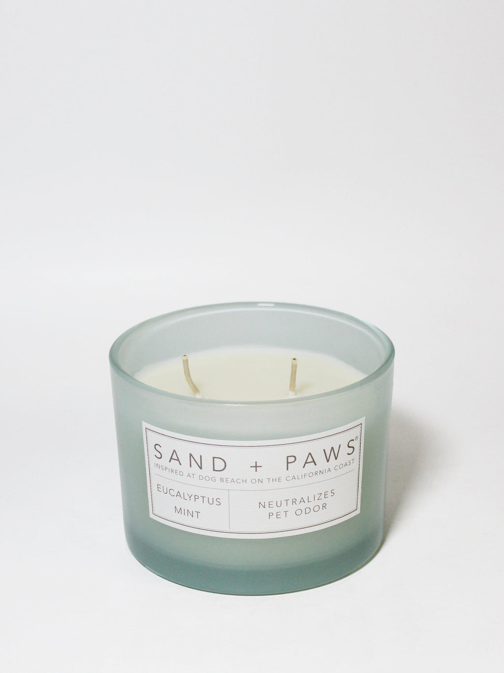 Sand + Paws Eucalyptus Mint 12 oz refreshing scented candle