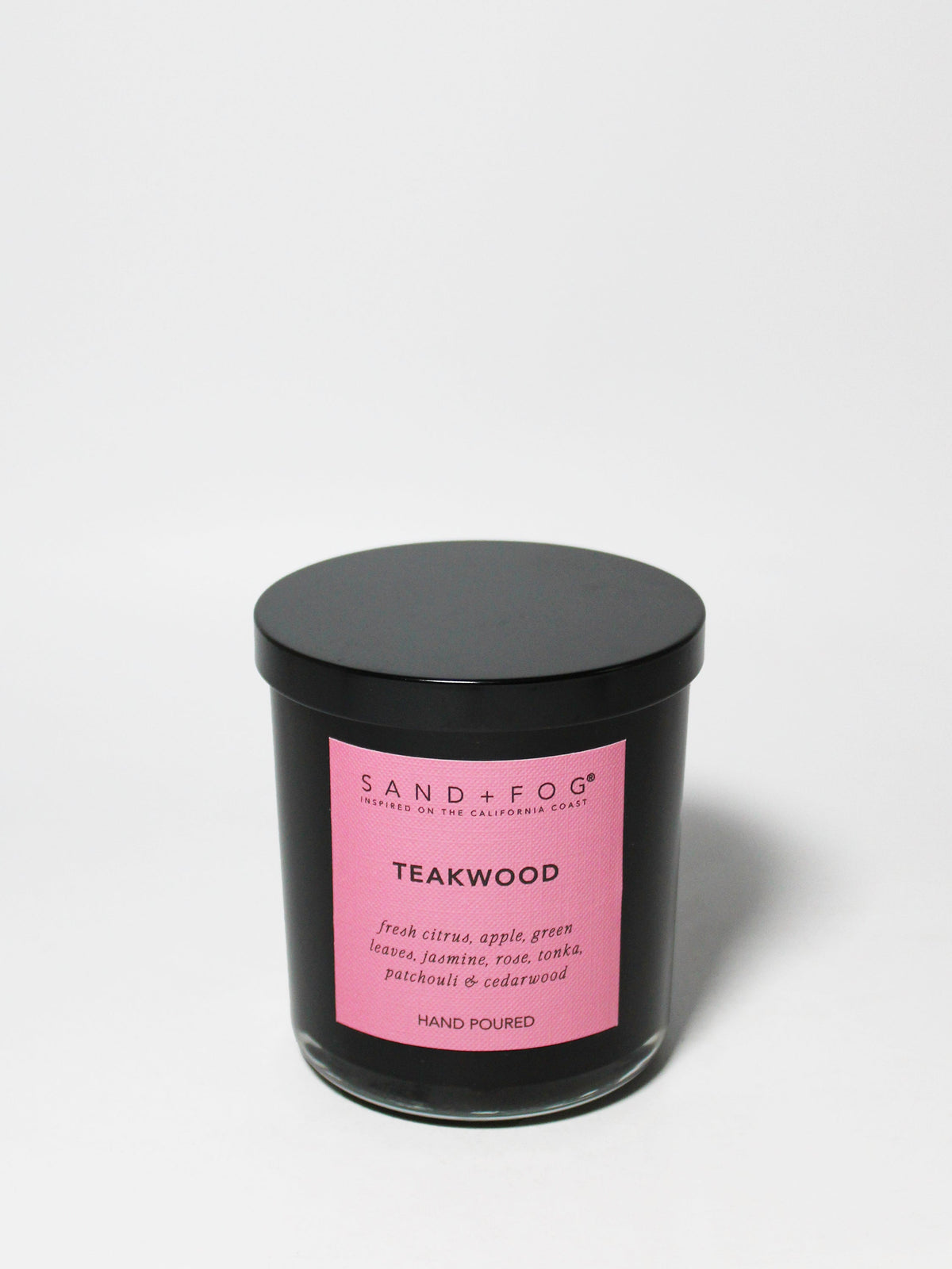 Teakwood 10 oz cozy scented candle