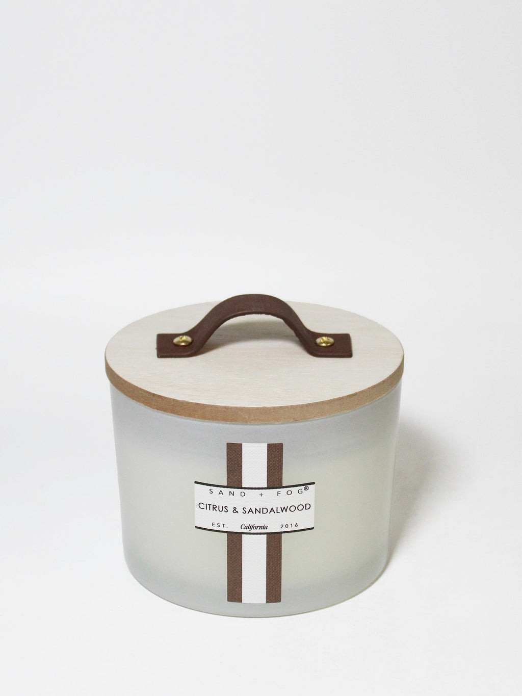 Citrus & Sandalwood 12 oz warm scented candle