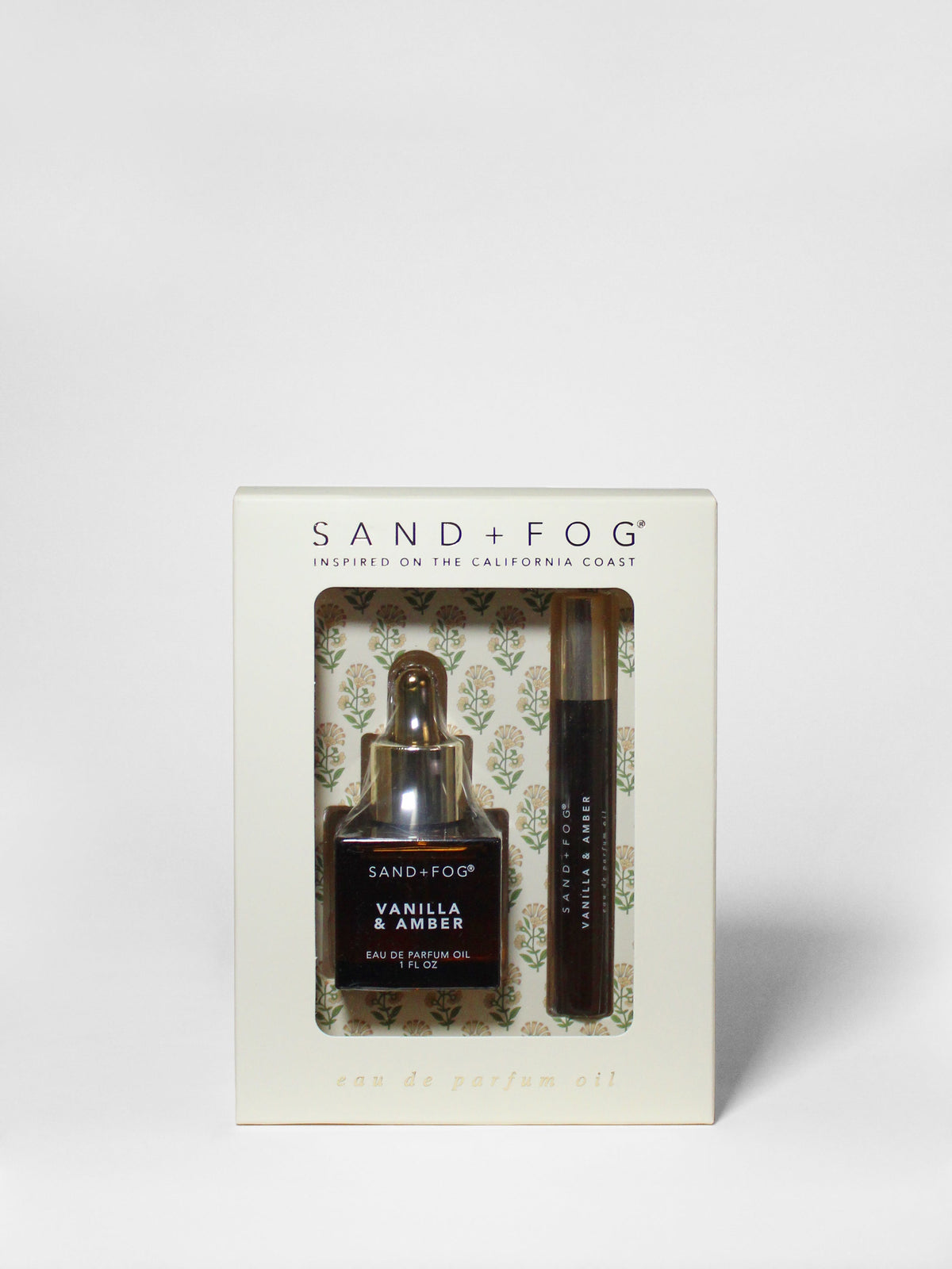 Luxury Perfume Oil Rollerball and Perfume Dropper Set - Vanilla & Amber