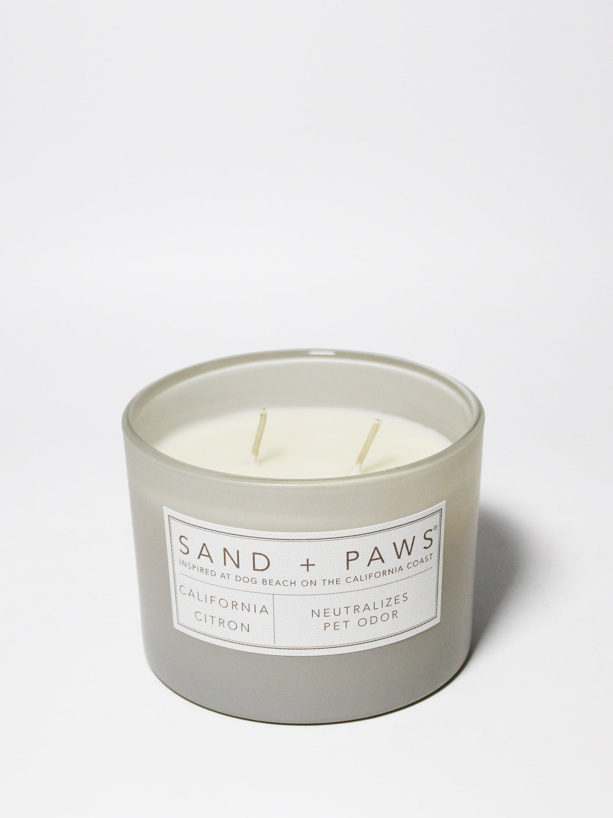 Sand + Paws California Citron 12 oz refreshing scented candle