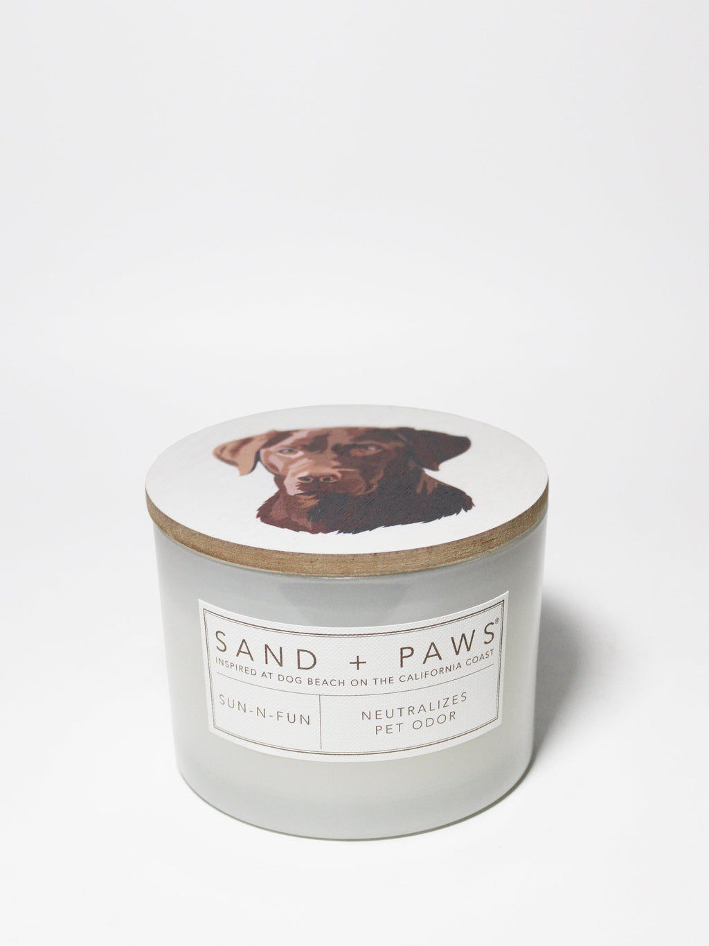 Sand + Paws Sun-n-Fun 12 oz cozy scented candle