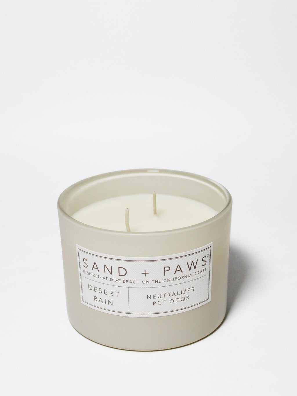 Sand + Paws Desert Rain 12 oz refreshing scented candle