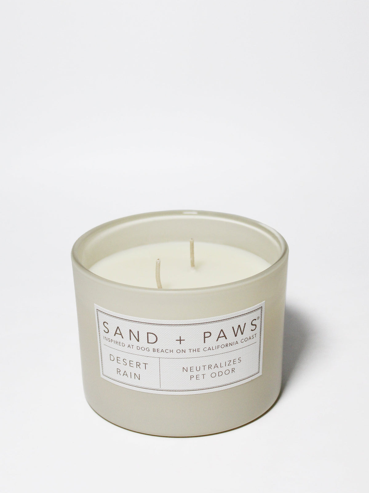 Sand + Paws Desert Rain 12 oz refreshing scented candle