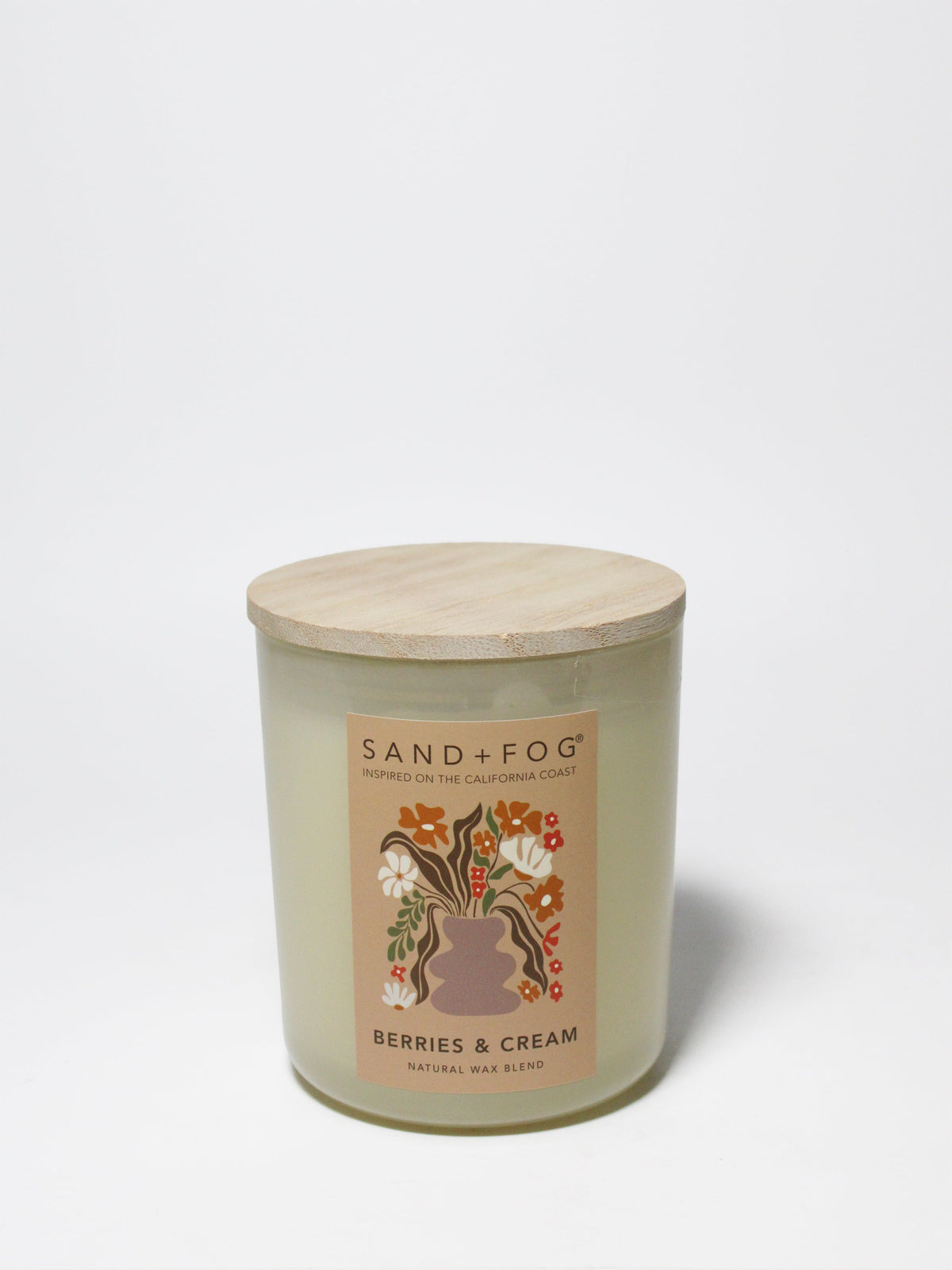 Berries & Cream 10 oz cozy scented candle