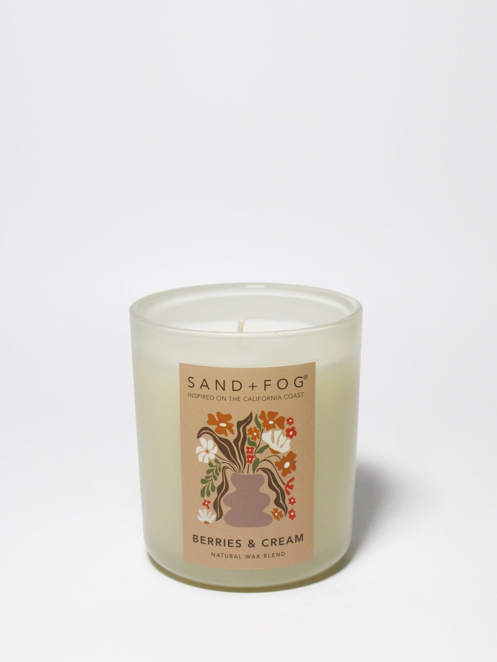 Berries & Cream 10 oz cozy scented candle