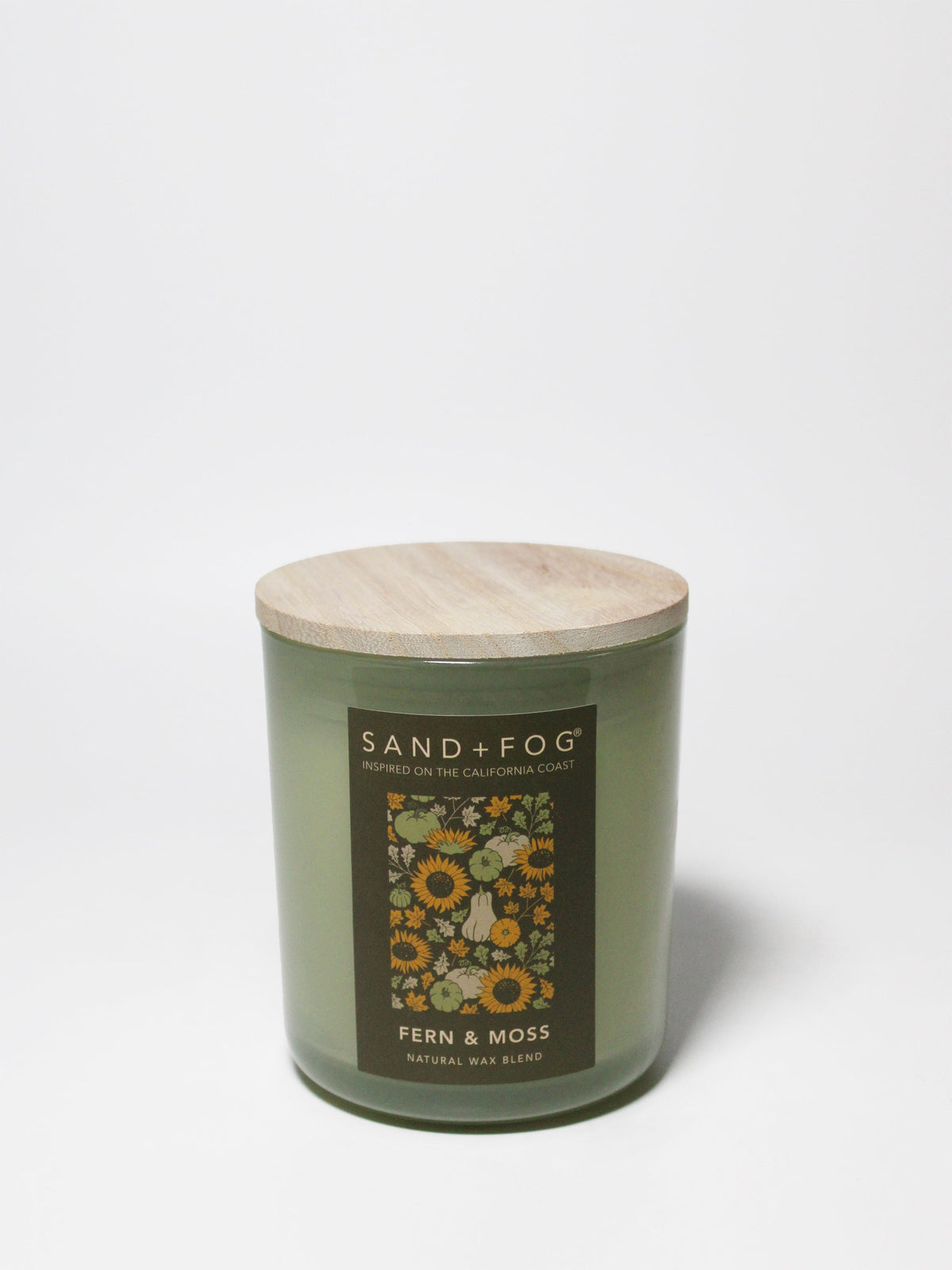 Fern & Moss 10 oz warm scented candle