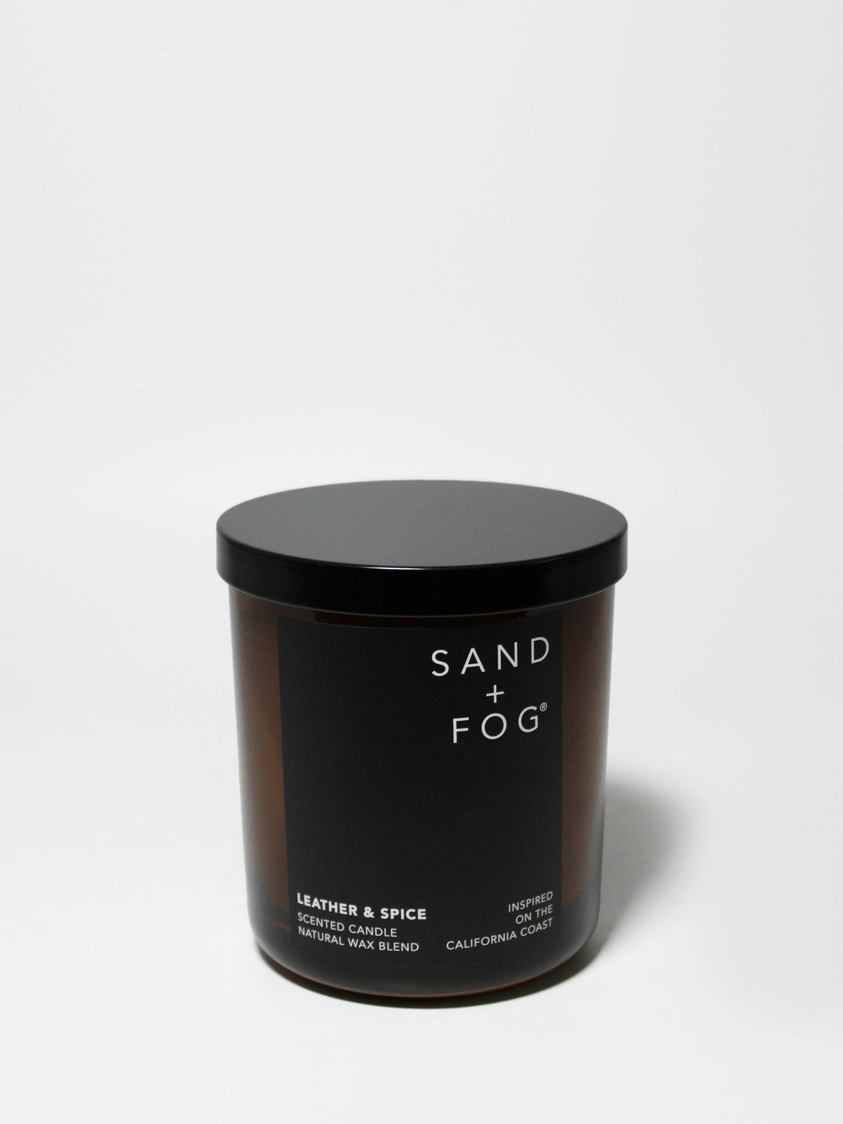 Leather & Spice 10 oz warm scented candle