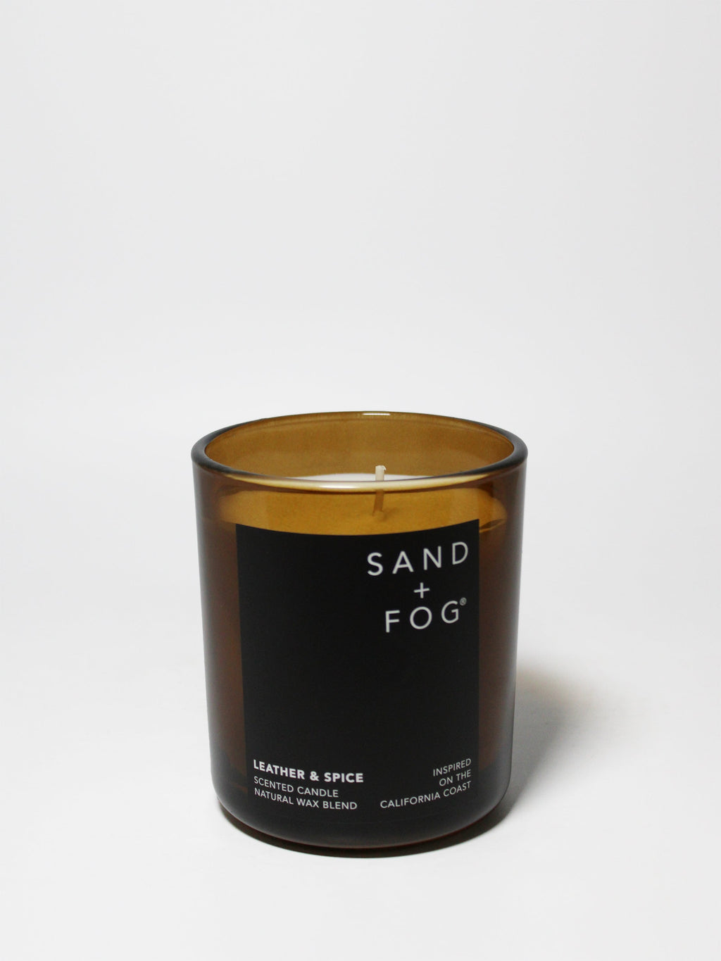 Leather & Spice 10 oz warm scented candle