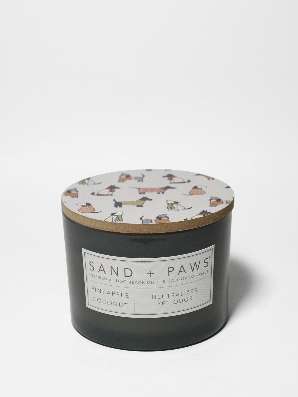 Sand + Paws Pineapple Coconut 12 oz cozy scented candle